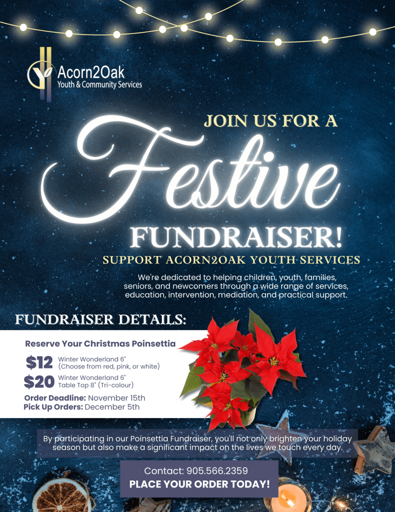 Acorn2Oak - fundraiser flyer-min